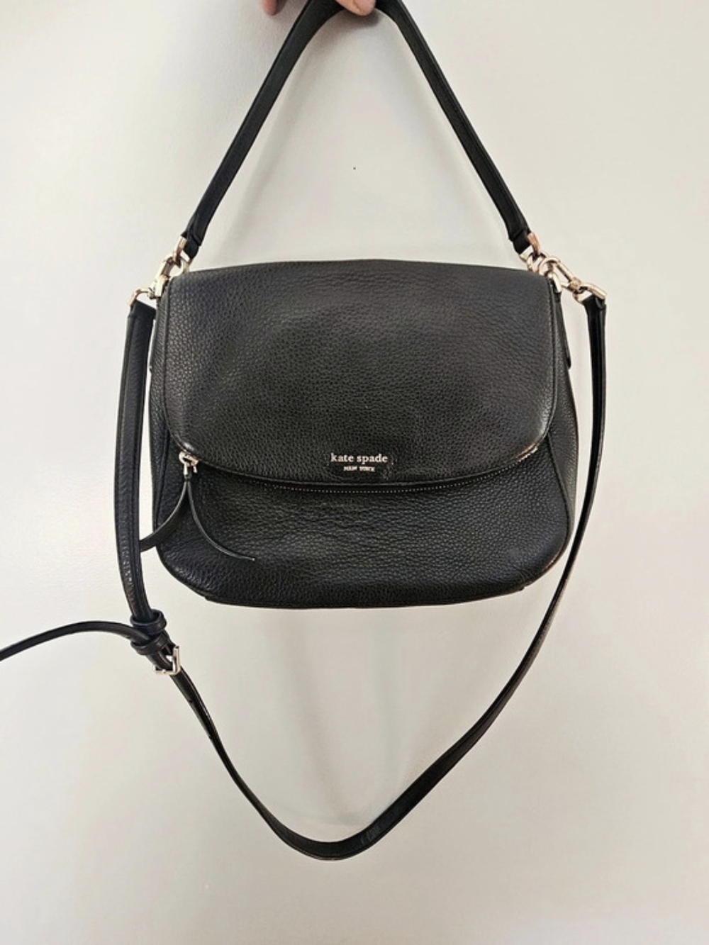 Kate Spade Black Cobble Hill Small Devin Crossbody Satchel